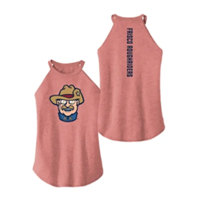 108 Women's Rocker Razorback Tank Blush