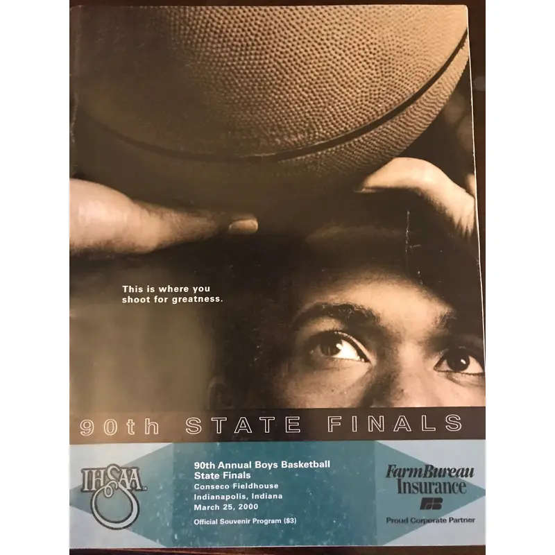 2000 Indiana High School Basketball State Finals Program