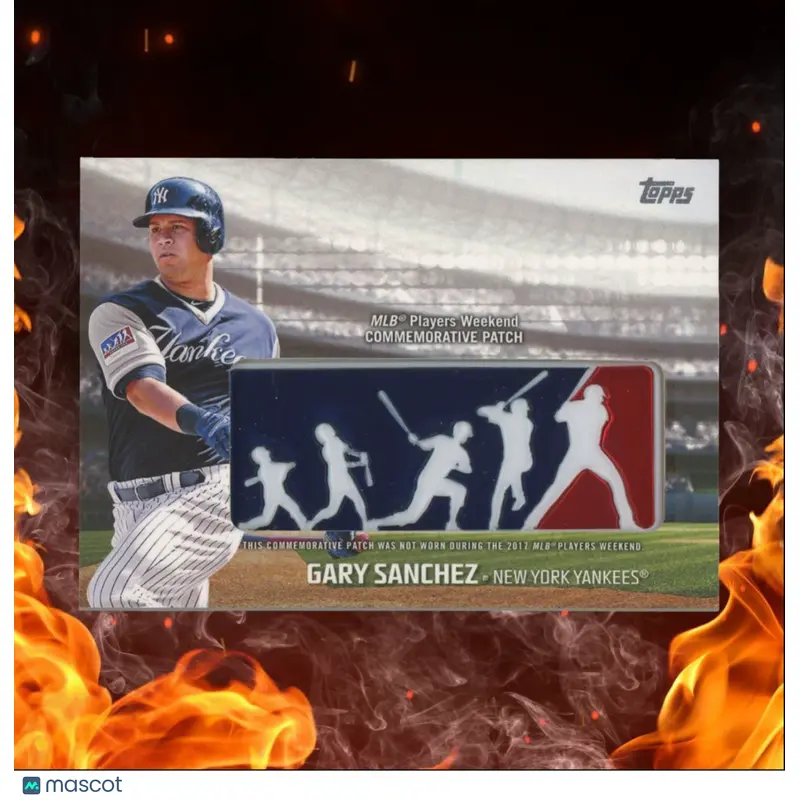 2018 Topps Gary Sanchez Players Weekend Logo Patch #PWP-GSA