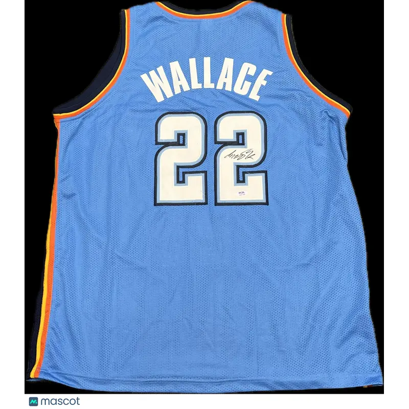 Cason Wallace Signed Jersey PSA Oklahoma City Thunder Autographed