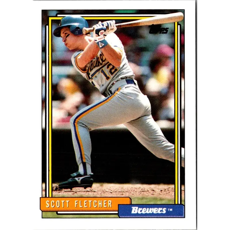 1992 Topps Traded Scott Fletcher #34T
