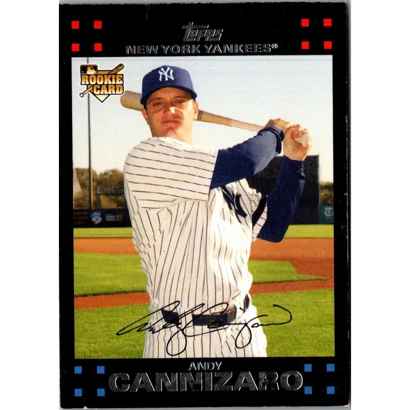 2007 Topps Red Back Andy Cannizaro #627
