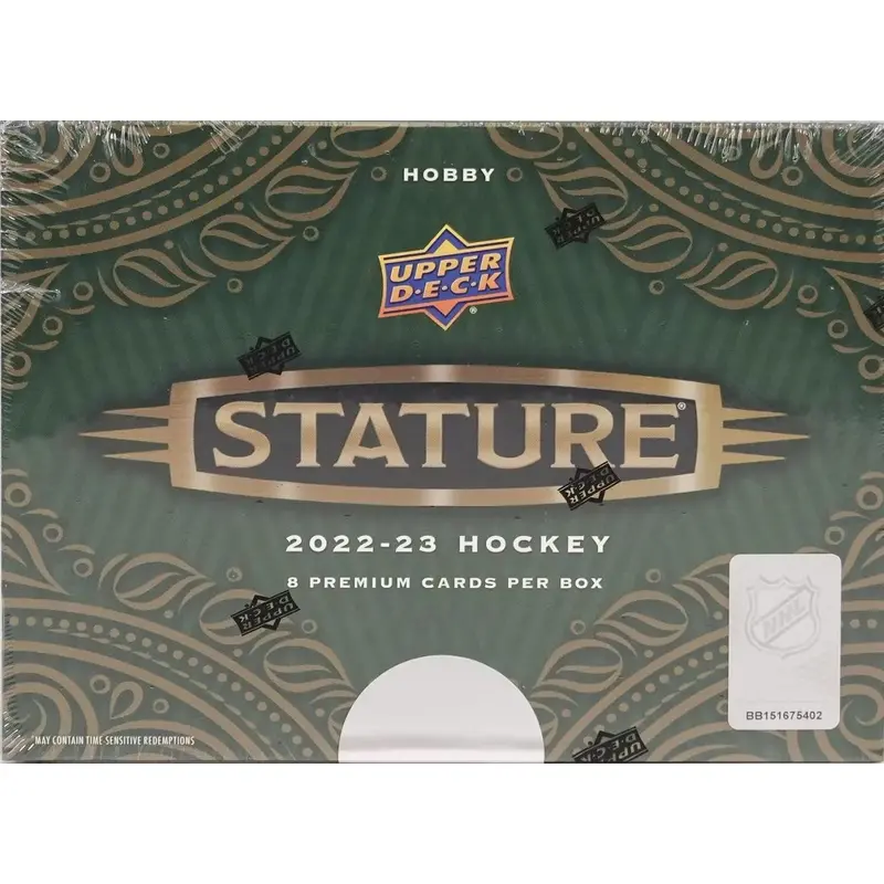 2022/23 Upper Deck Stature Hockey Hobby Box - (8 Cards)
