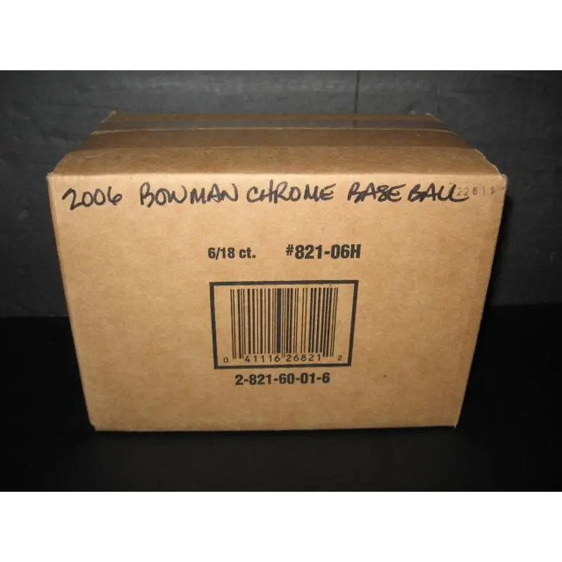 2006 Bowman Chrome Baseball Case (Hobby) (6 Box)