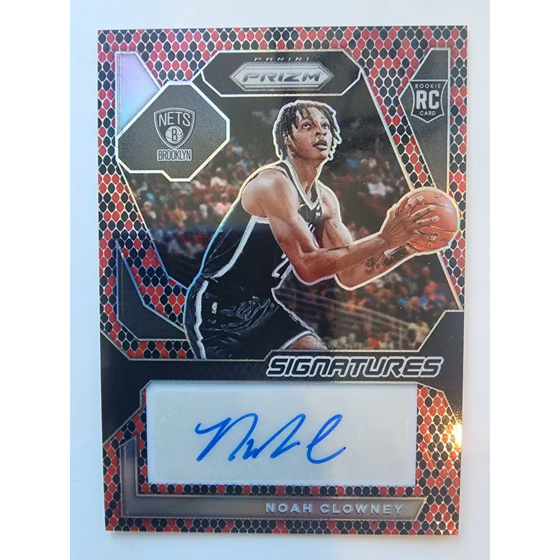 Noah Clowney 2023 Panini Prizm Signatures Snakeskin Auto #1/15