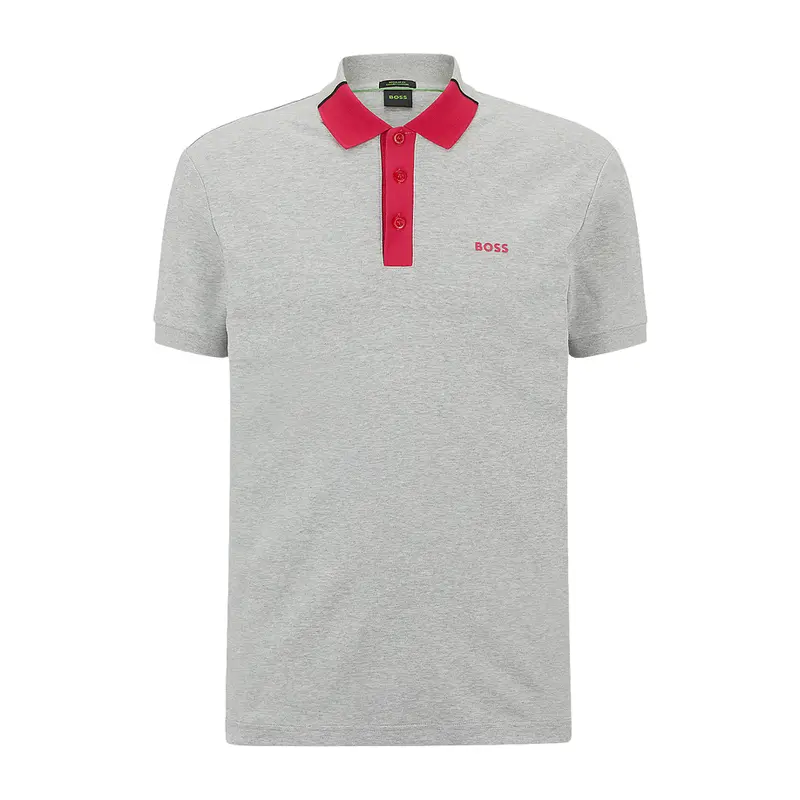 HUGO BOSS GRAY SHIRT POLO PADDY 3 50508241059