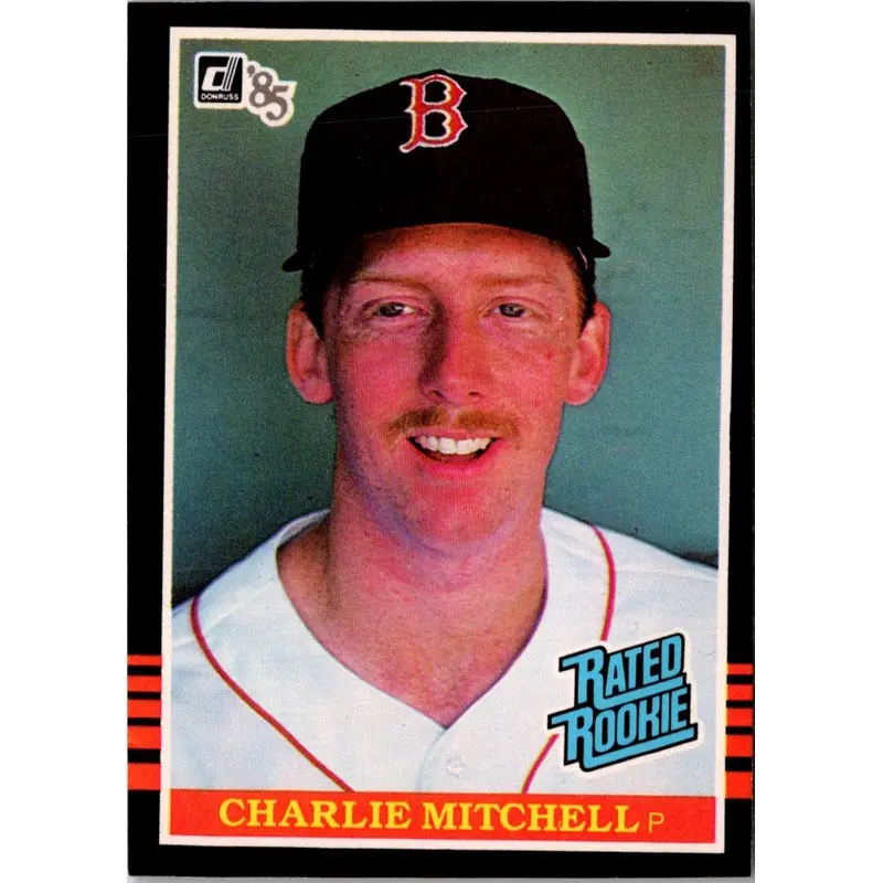 1985 Donruss Charlie Mitchell #40 Rookie
