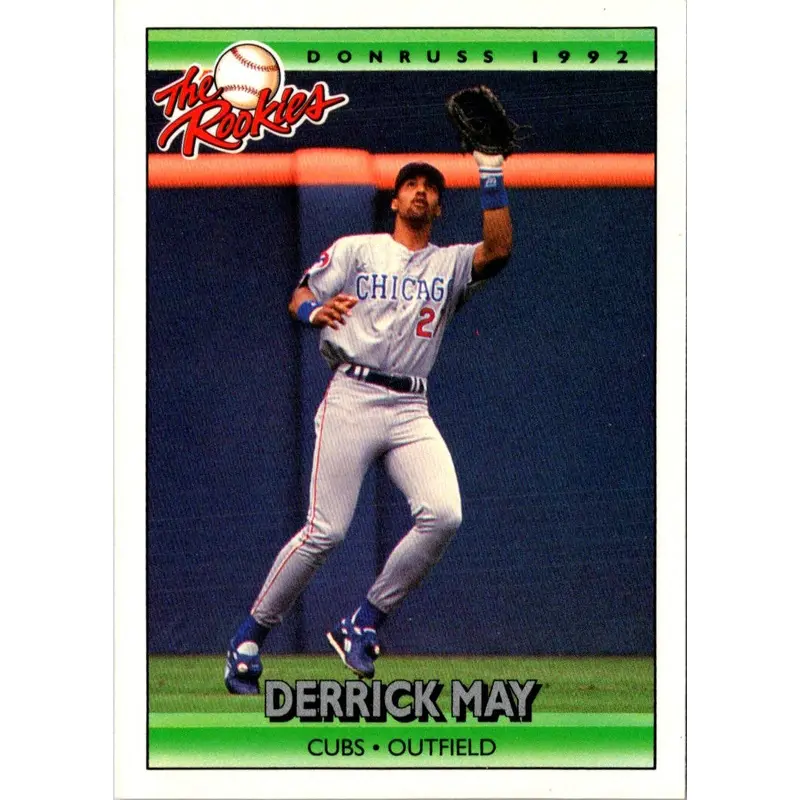 1992 Donruss The Rookies Derrick May #70
