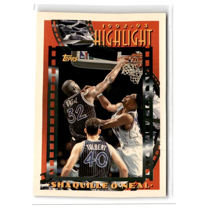 1993 Topps Gold Shaquille O'Neal #3