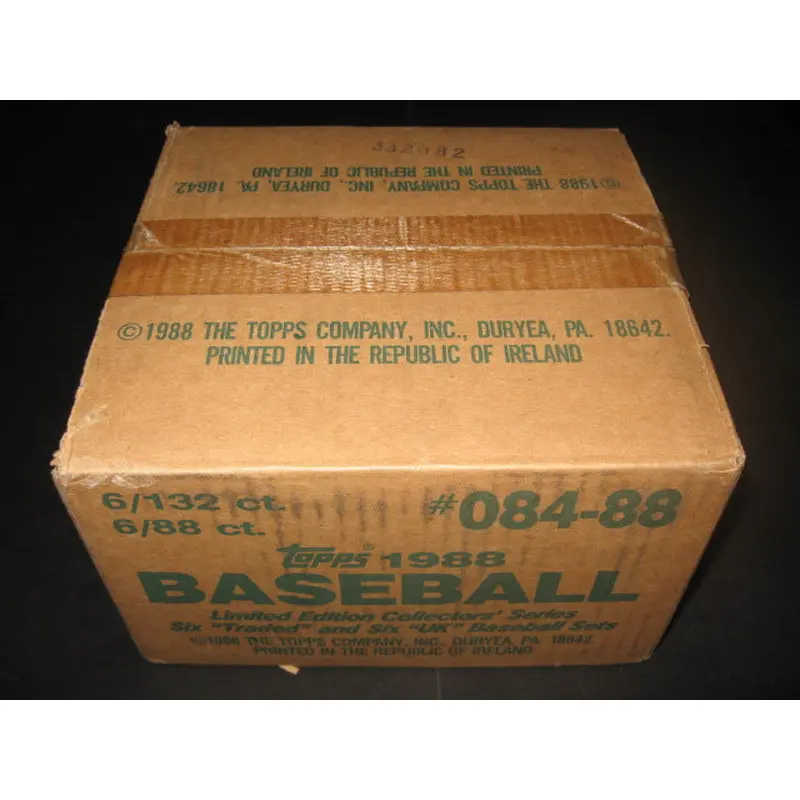 1988 Topps Baseball Traded Tiffany Factory Set Case (6 Sets)