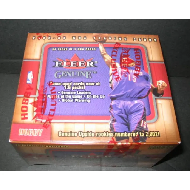 2002/03 Fleer Genuine Basketball Box (Hobby)