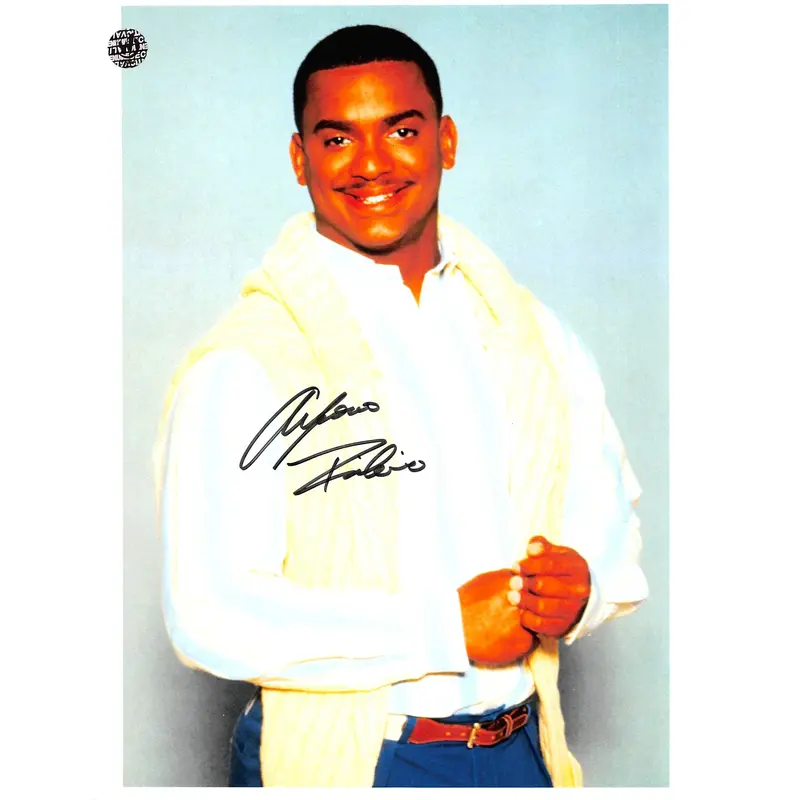Alfonso Ribeiro Fresh Prince of Bel-Air Signed 8.5x11 Photo Wizard World