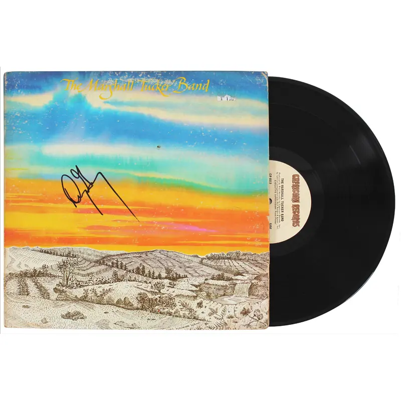 Doug Gray The Marshall Tucker Band Signed Album Cover W/ Vinyl BAS #Q61607