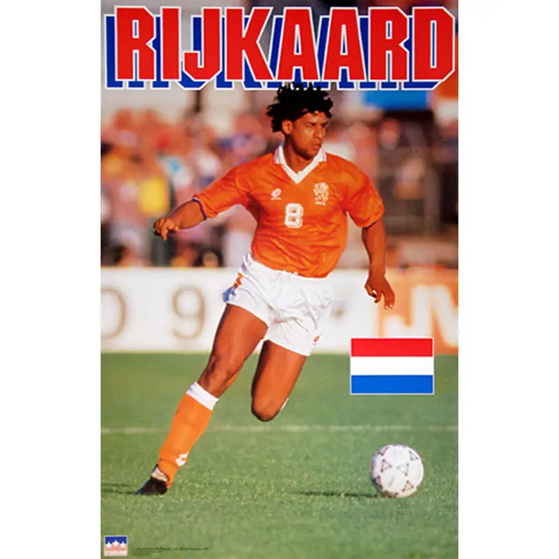 Frank Rijkaard Team Netherlands Football Soccer Action Poster - Starline Inc. 1994