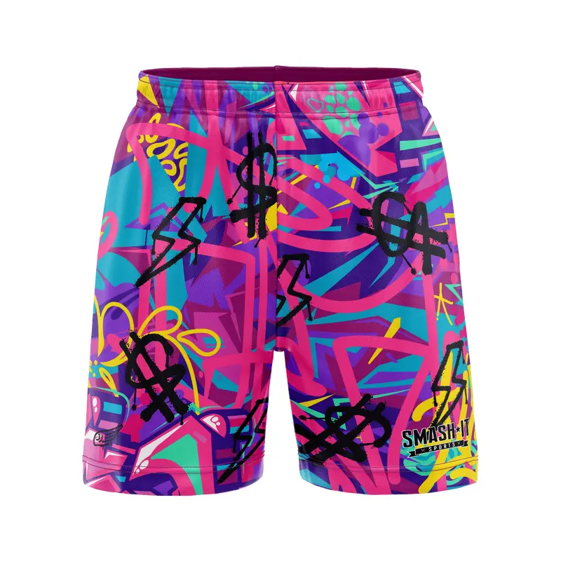 Smash It Sports Mesh Shorts - Graffiti