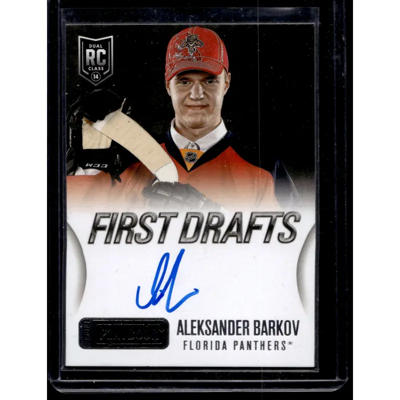 2013-14 Panini Playbook - First Drafts Signatures - Aleksander Barkov #FD-AB RY