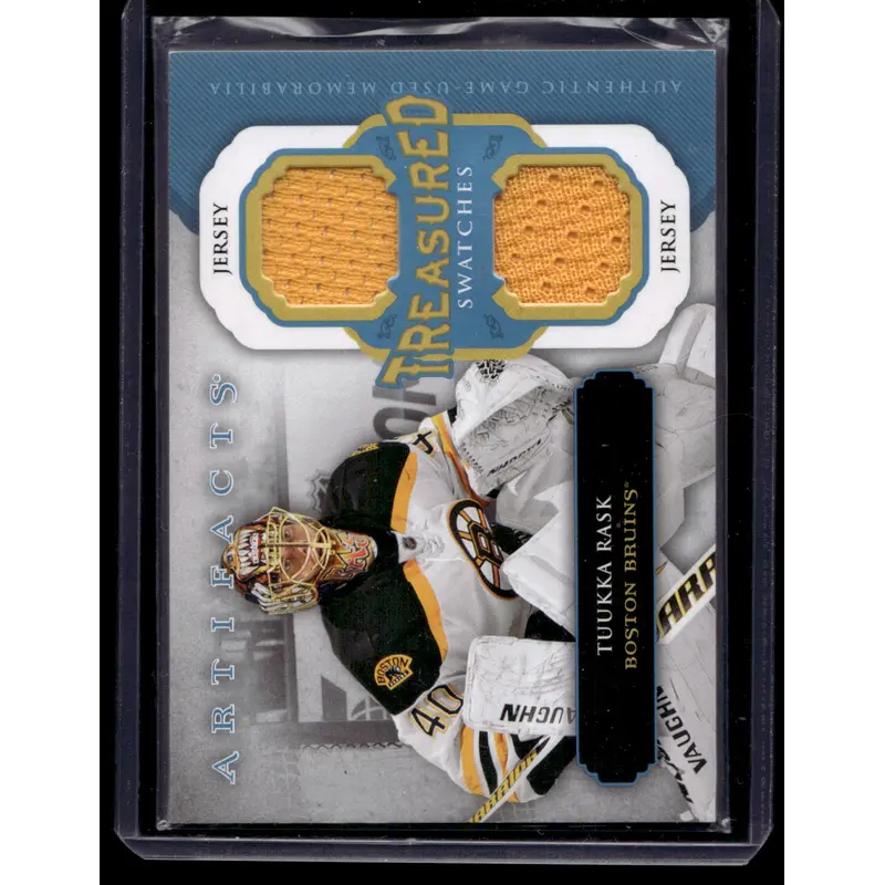 2013-14 Upper Deck Artifacts - Treasured Swatches - Tuukka Rask #TS-TR