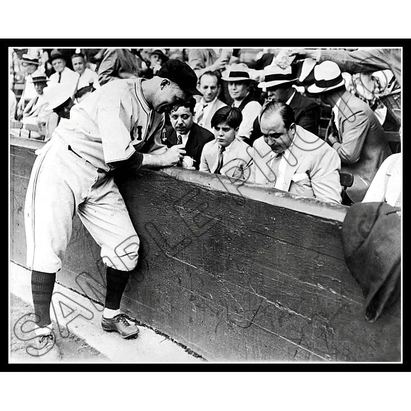 1931 Al Capone Gabby Hartnett 8X10 Photo - Chicago Cubs - 2663