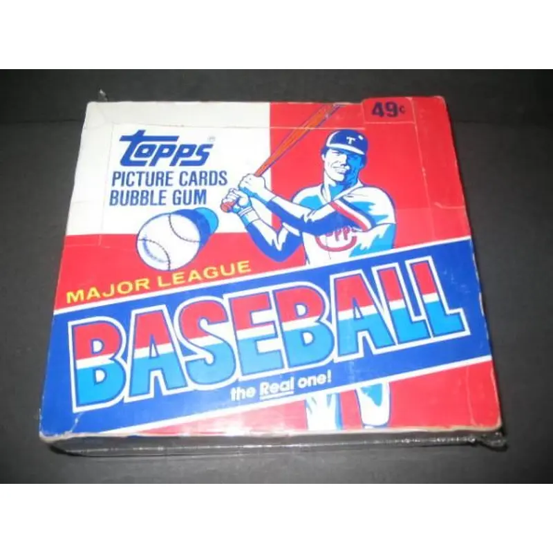 1981 Topps Baseball Unopened Cello Box (With Price Stickers)