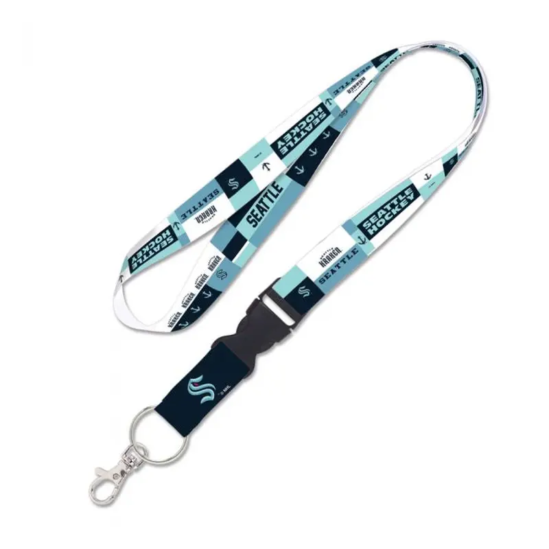 SEATTLE KRAKEN LANYARD W/DETACHABLE BUCKLE 1"