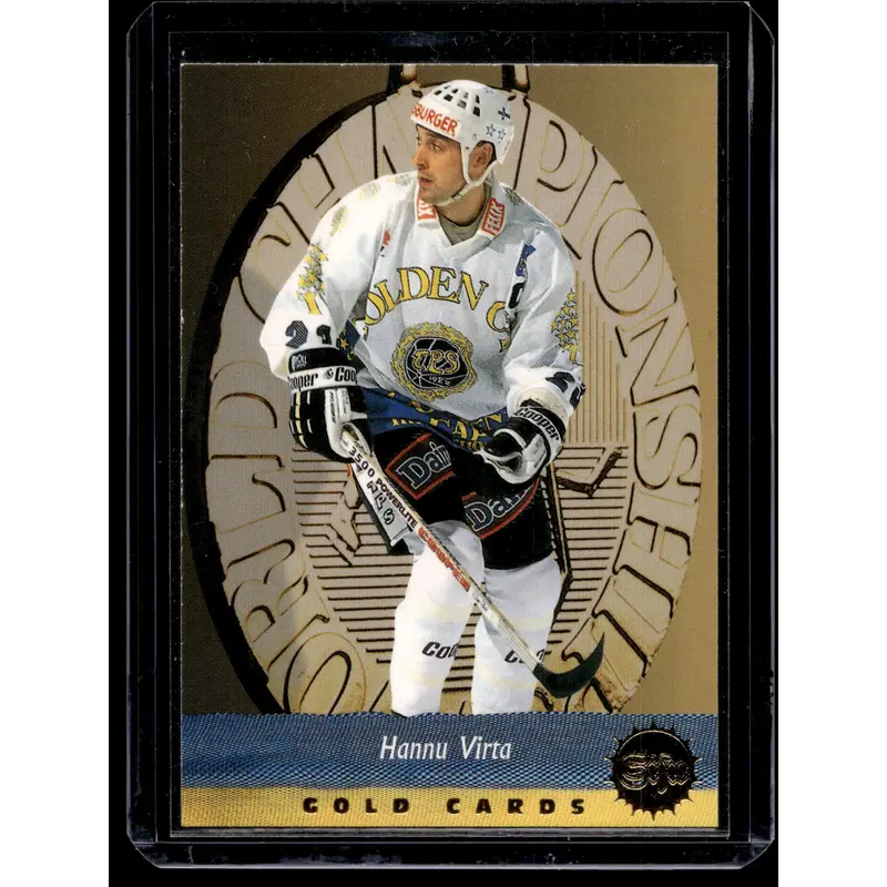 1995-96 Sisu - Gold Cards - Hannu Virta #11