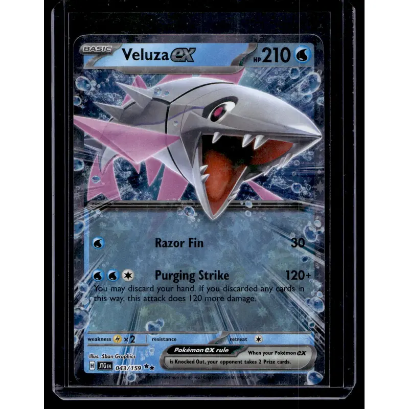 2025 Pokemon - Scarlet & Violet - Journey Together - Veluza ex #043