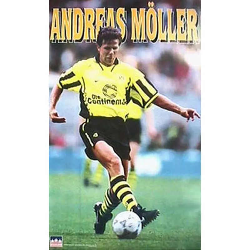 Andreas Moller "Action" Borussia Dortmund Soccer Poster - Starline 1997