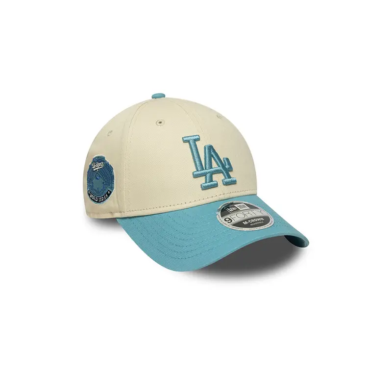New Era - 9FORTY M-crown - Los Angeles Dodgers - Colour Block - Chrome/Light Blue
