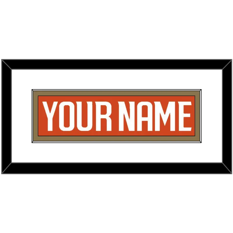 Anaheim Nameplate - Home Orange - Single Mat 2