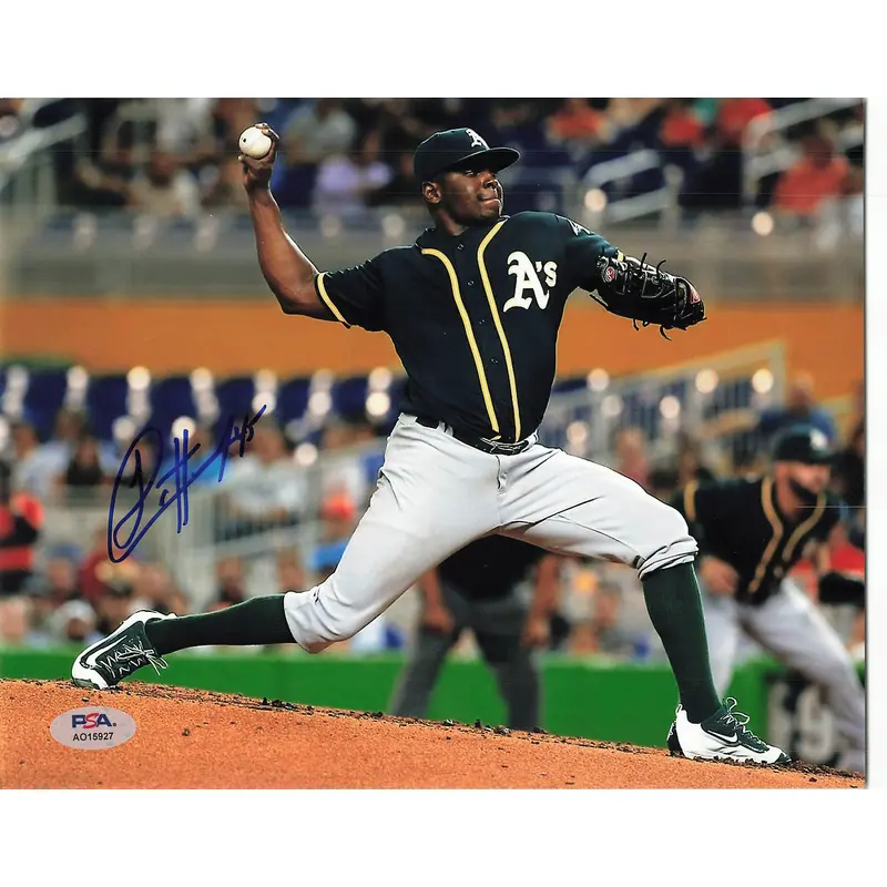JHAREL COTTON signed 8x10 photo PSA/DNA Oakland Athletics Autographed