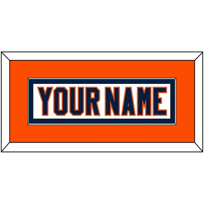 New York Nameplate - Road White (2007-2010) - Single Mat 4