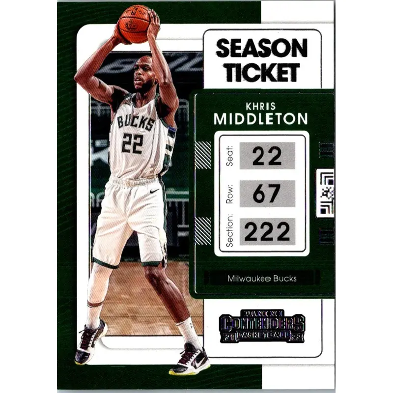 2021 Panini Contenders Ticket Khris Middleton #83