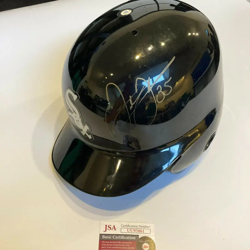 Frank Thomas Signed Authentic Chicago White Sox Game Model Helmet JSA COA
