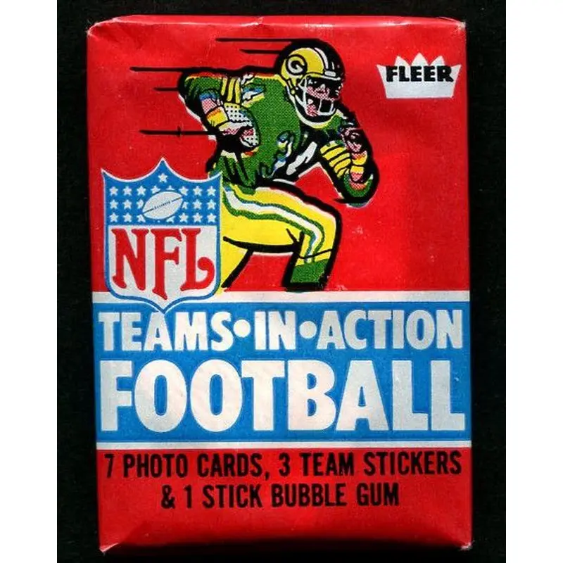 1980 Fleer Football Unopened Wax Pack