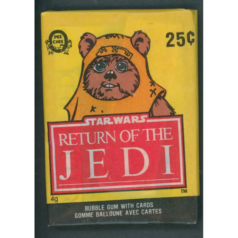 1983 OPC O-Pee-Chee Return Of The Jedi Unopened Wax Pack