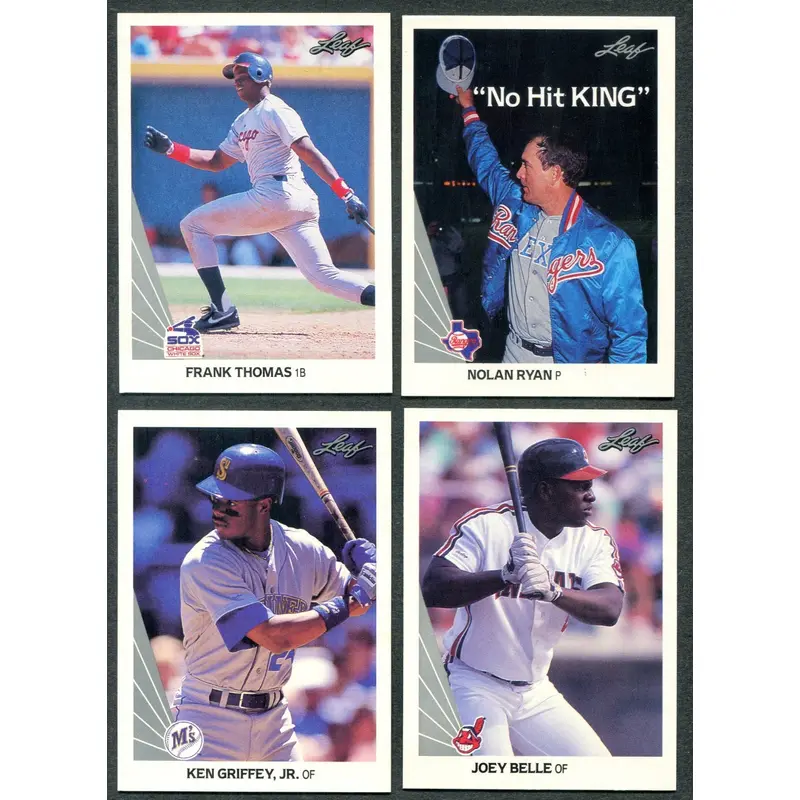 1990 Leaf Baseball Complete Set NM/MT MT (528) (23-241)