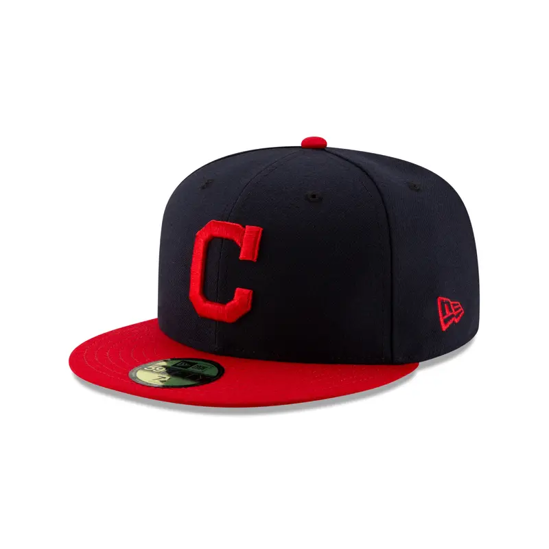 Cleveland Indians 59Fifty Fitted Cap - Navy/Rd