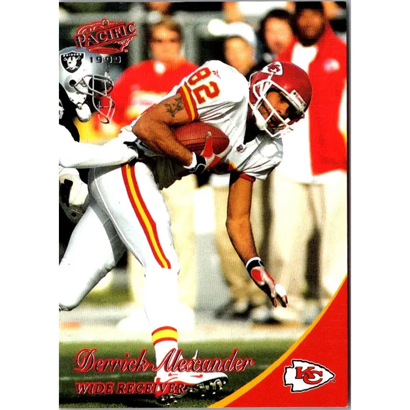 1999 Pacific Red Derrick Alexander WR #189