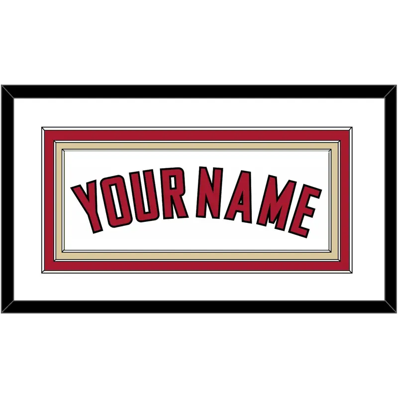 Arizona Name - Home White (2020-2023) - Triple Mat 1