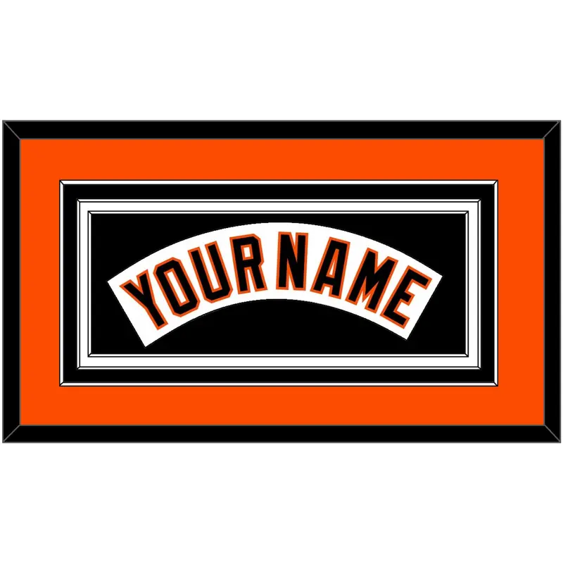 Baltimore Nameplate - Home White (1995-1997) - Triple Mat 3
