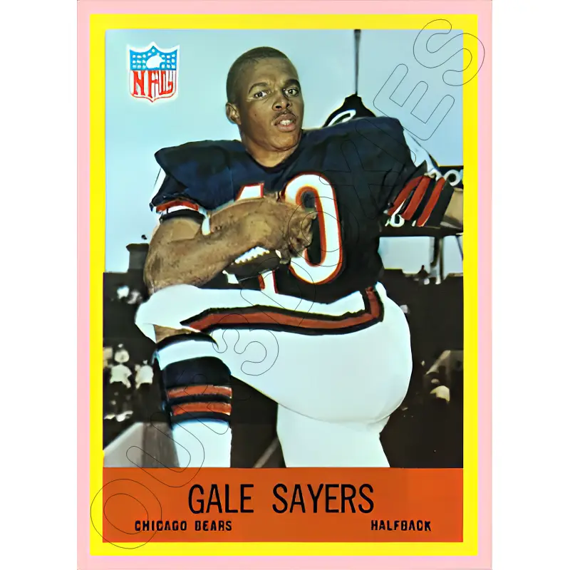 Gale Sayers 1967 Philadelphia Football Reproduction Card - 4522