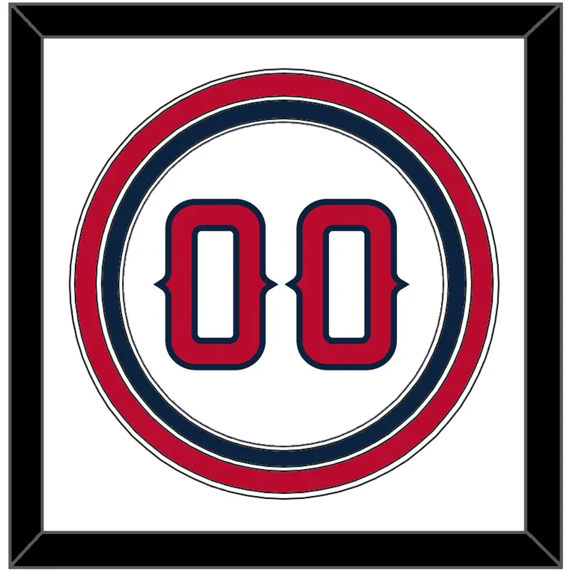 Los Angeles Number - Home White (2002-2023) - Triple Mat 1