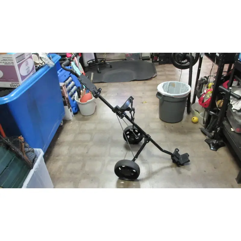 Used Tommy Armour Silver Scot TA-25 Golf Pull Cart- missing bottom strap