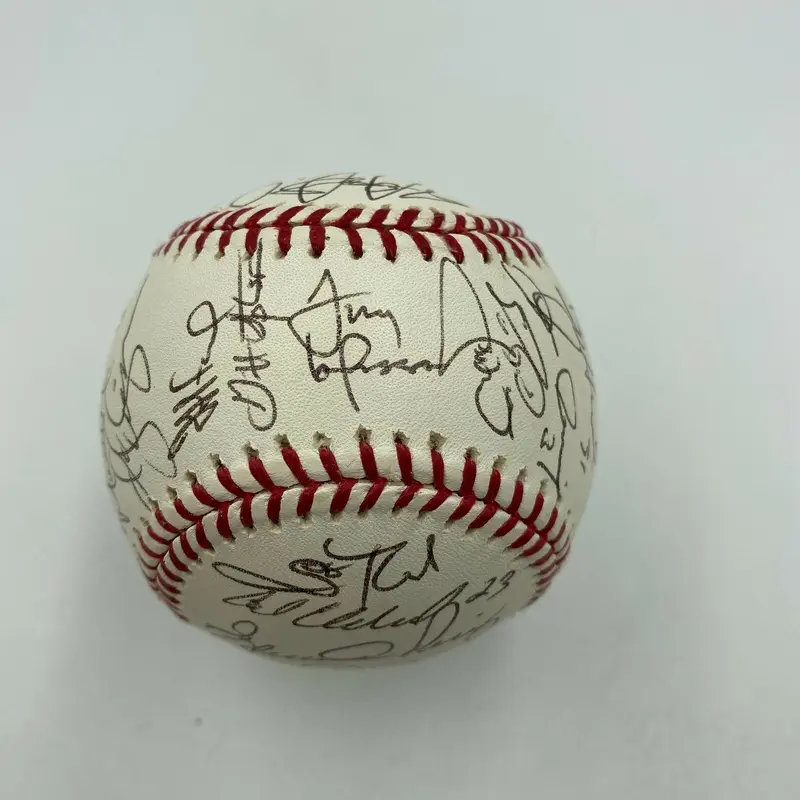 2003 St. Louis Cardinals Team Signed Baseball Albert Pujols JSA COA