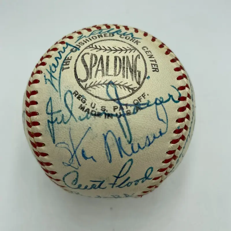 Beautiful 1961 St. Louis Cardinals Team Signed Baseball PSA DNA COA