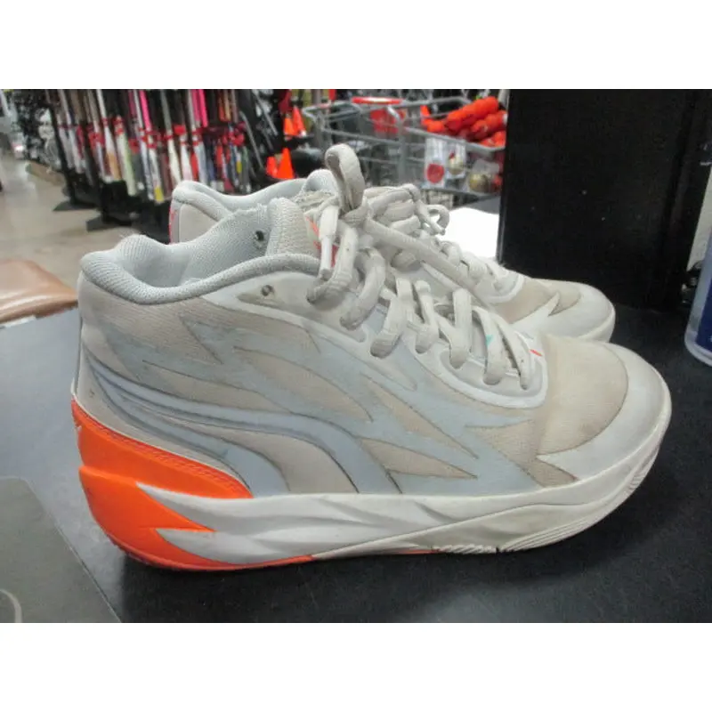 Used PUMA M.E.L.O. Basketball Shoes Size 3.5