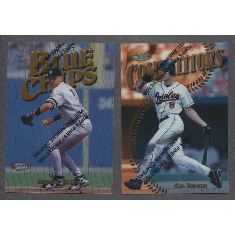 1997 Topps Finest Baseball Bronze Set Series 1 and 2