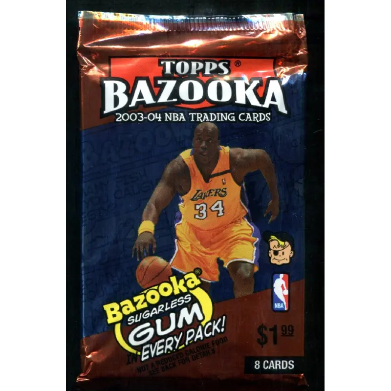 2003/04 Topps Bazooka Basketball Unopened Pack (Pre-Priced)