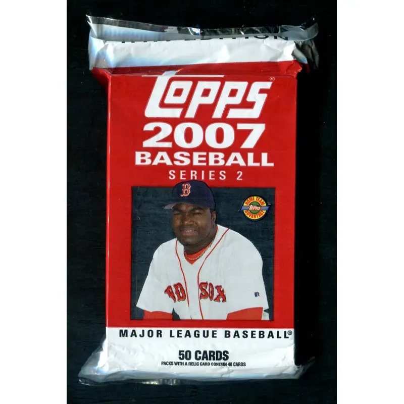 2007 Topps Baseball Unopened Series 2 Jumbo Pack (50) (HTA)