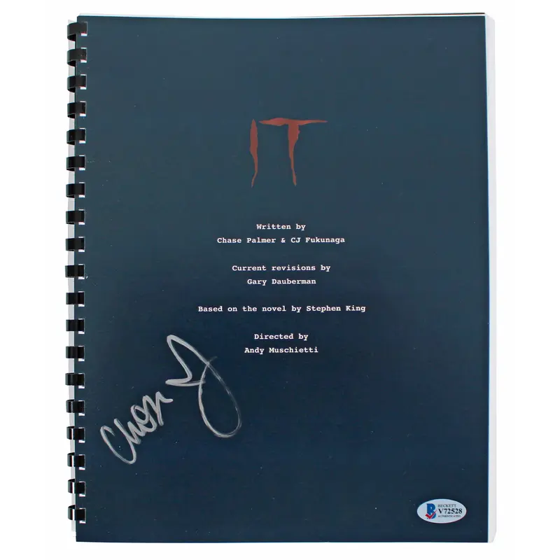Chosen Jacobs IT Authentic Signed Replica Movie Script Autographed BAS #V72528